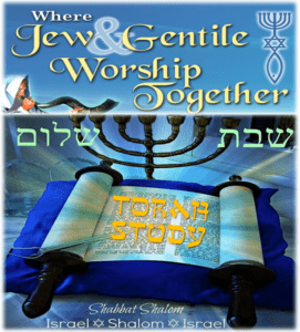 Jew and Gentile Worshipping Together Torah Study