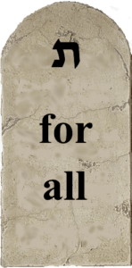 One Torah For All Children's Parashot